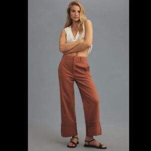 Anthropologie Pilcro Relaxed Cuffed Pants